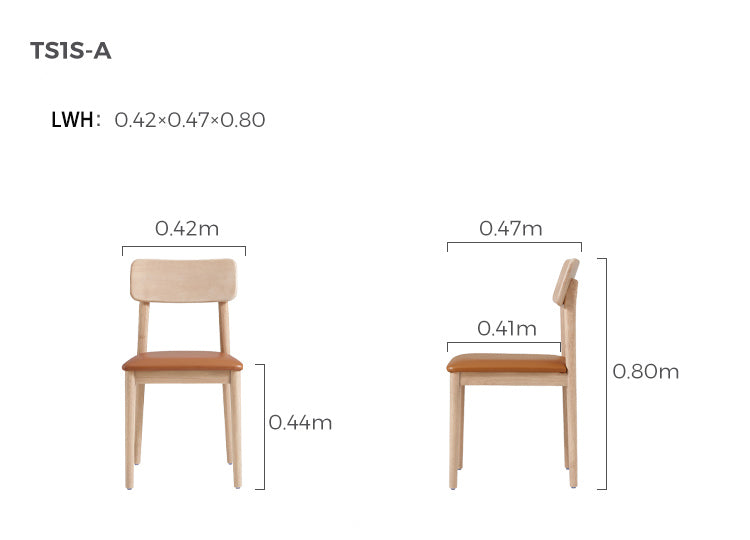 sunrise dining chair caramel 14