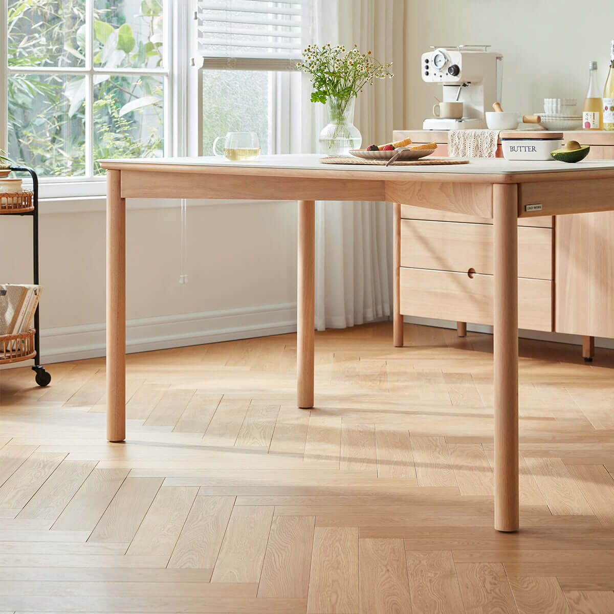 sunrise organic dining table all natural 2