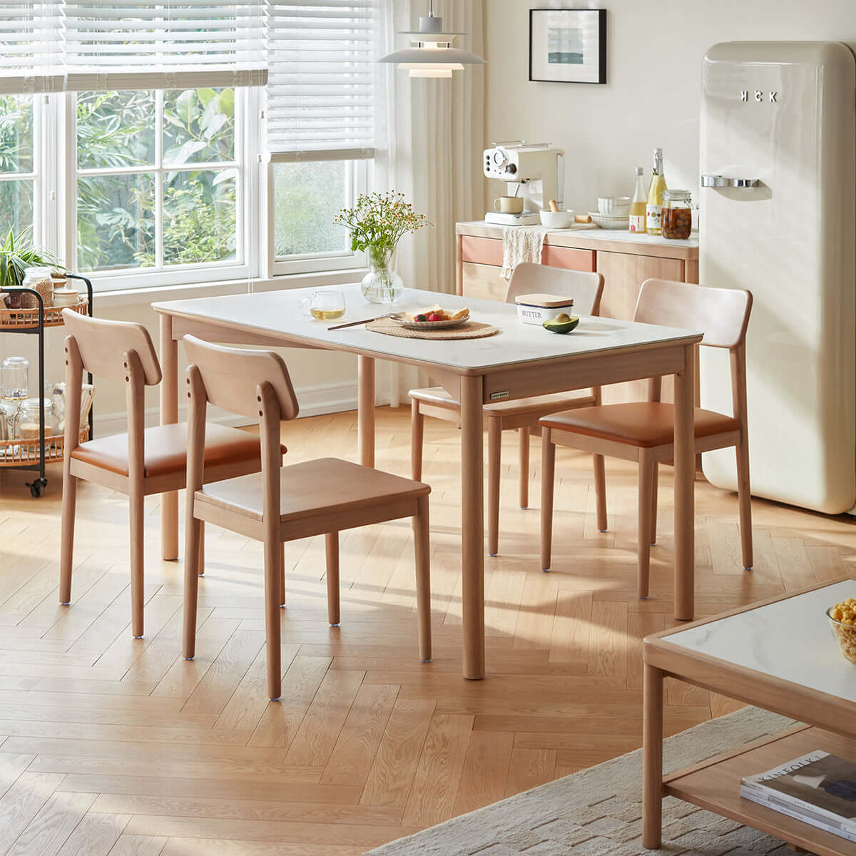sunrise organic dining table all natural 3