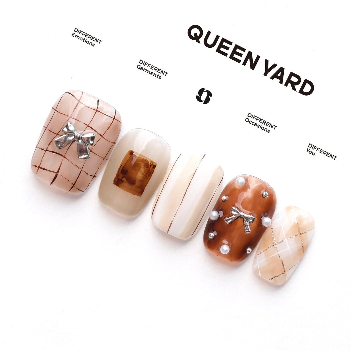 Sunset Pastoral 3D Press-On Nails