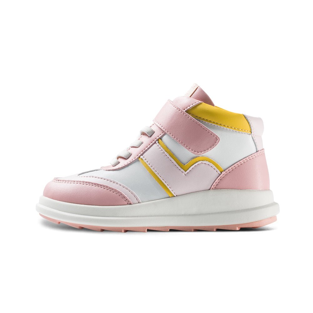 super iconic non slip mid top sneakers all pink 1