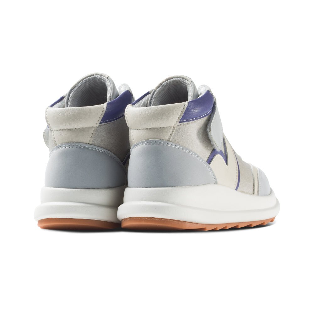 super iconic non slip mid top sneakers all grey 4