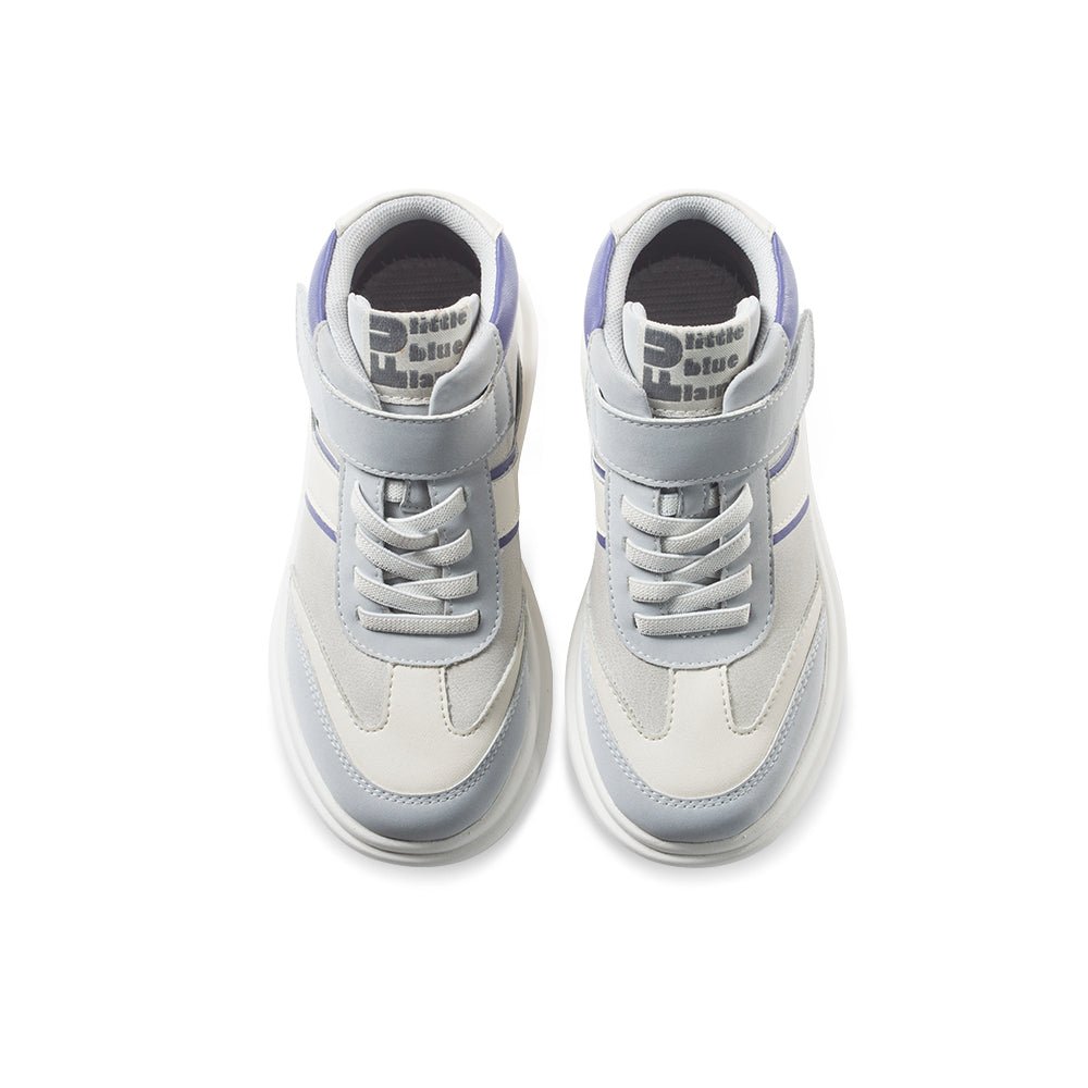 super iconic non slip mid top sneakers all grey 5