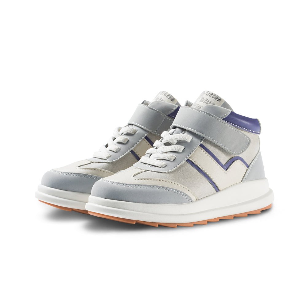 super iconic non slip mid top sneakers all grey 3