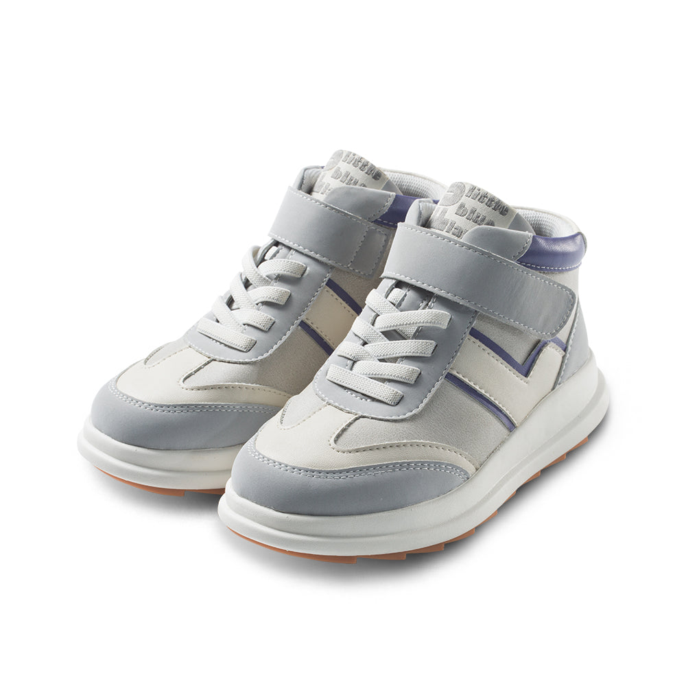 super iconic non slip mid top sneakers all grey 2