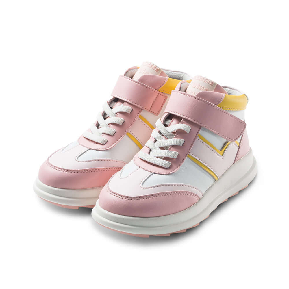 super iconic non slip mid top sneakers all pink 2