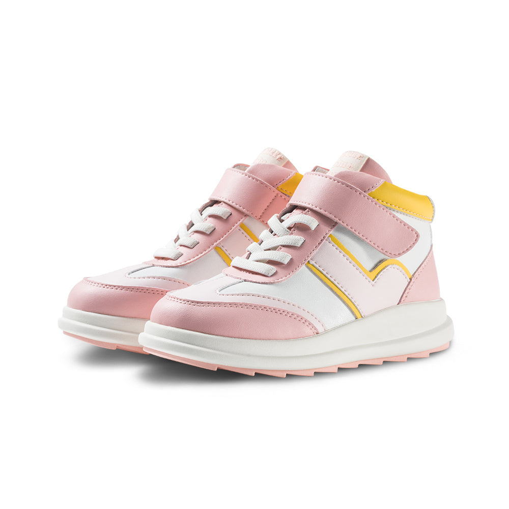 super iconic non slip mid top sneakers all pink 3