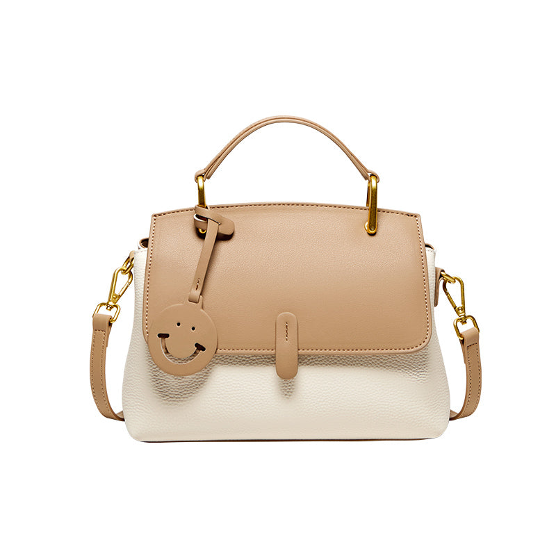 supple work leather satchel bag ivory 1
