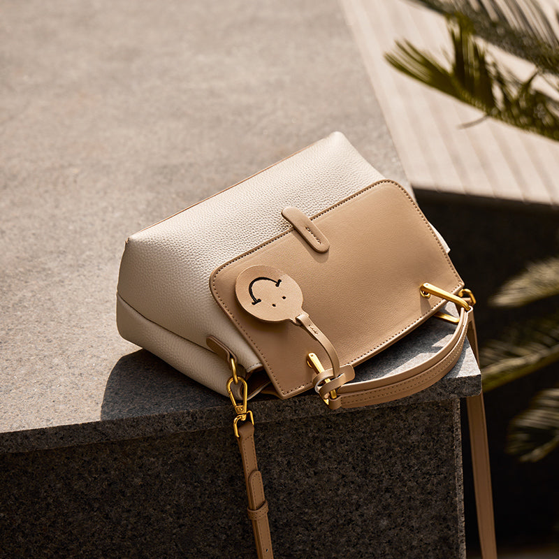 supple work leather satchel bag ivory 4