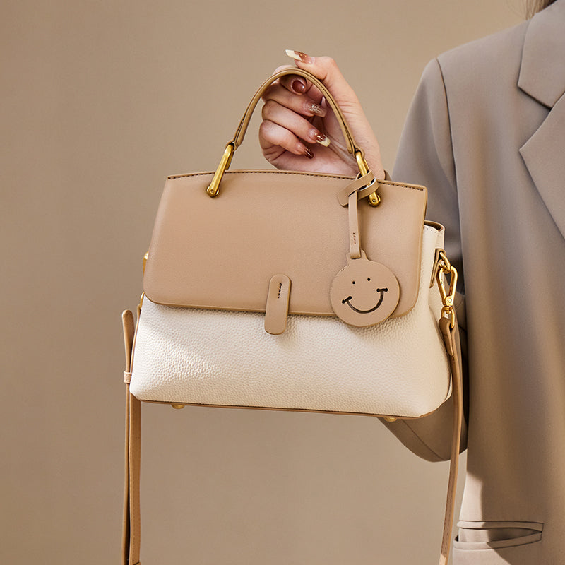 supple work leather satchel bag ivory 7