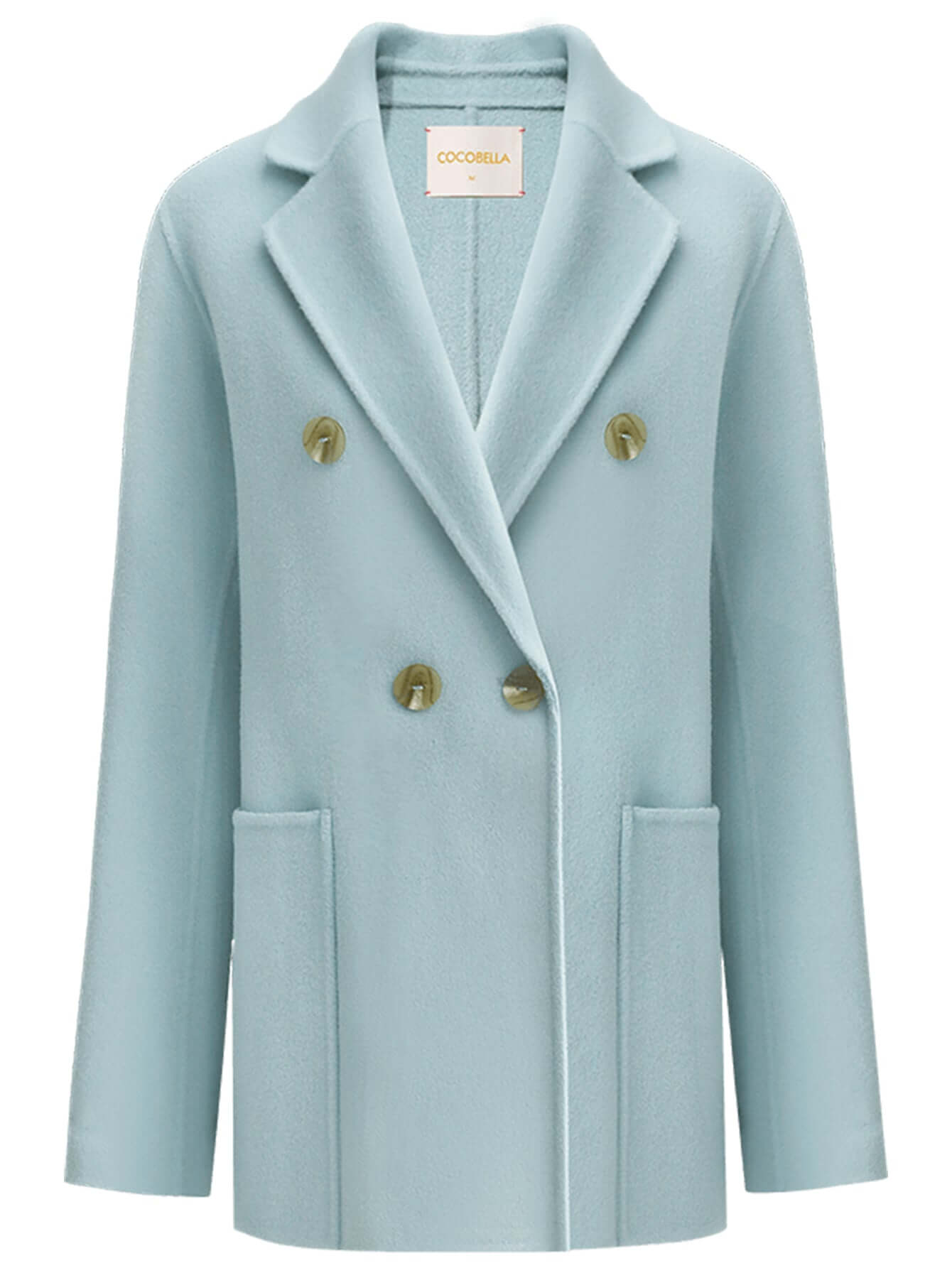 tailored powder blue double breasted wool coat all blue 4
