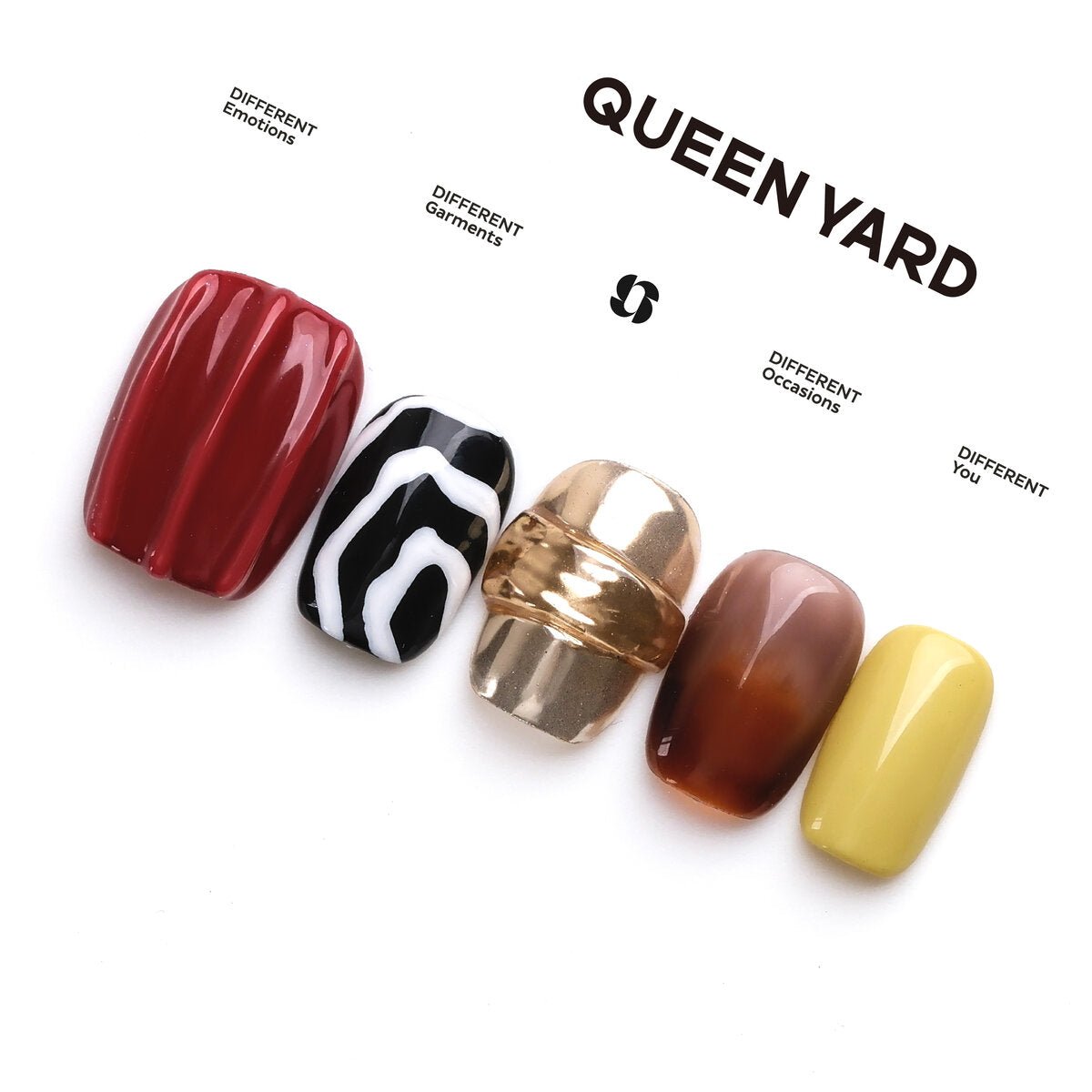 Tea Squared 3D Press-On Nails