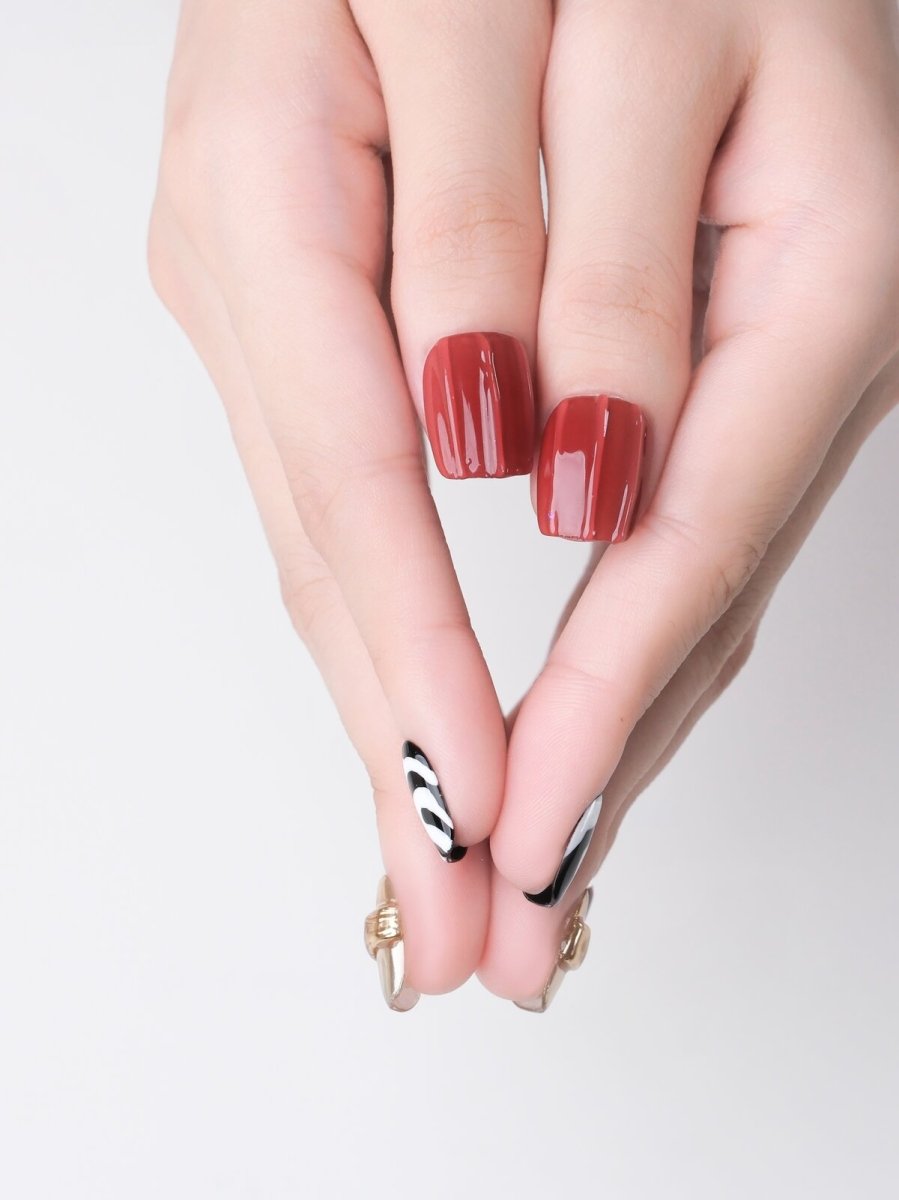 Tea Squared 3D Press-On Nails
