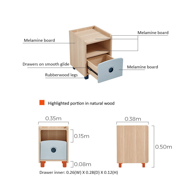 the explorer boy blue bedside table all 10