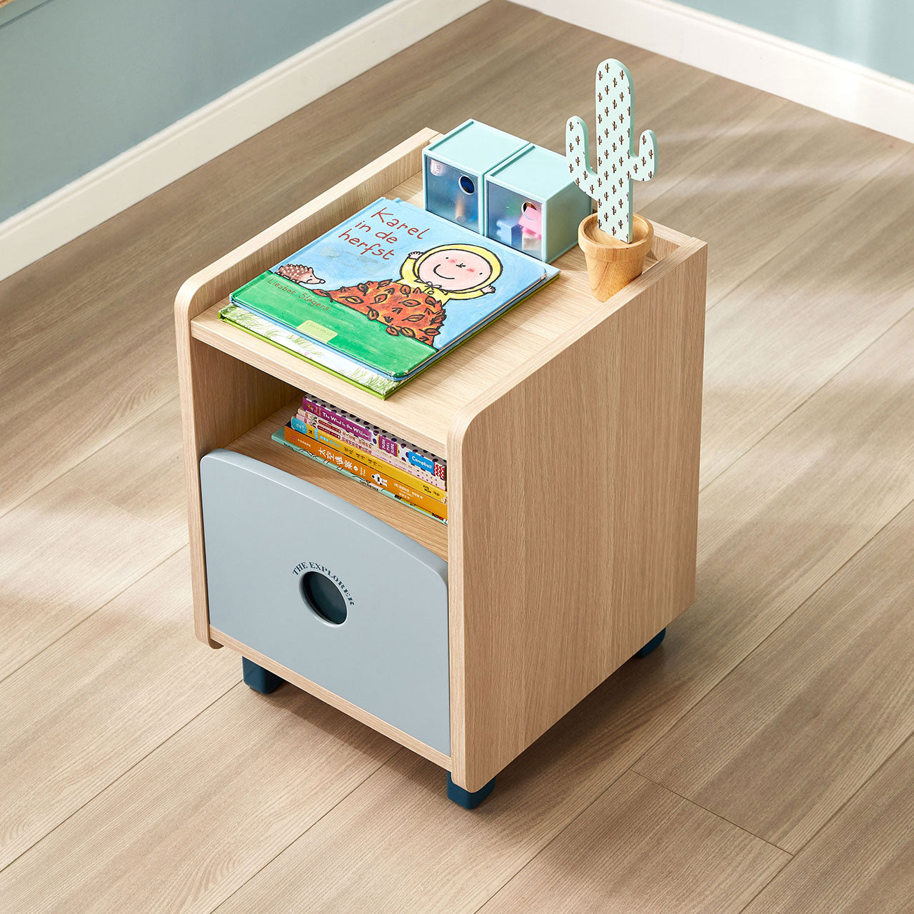 the explorer boy blue bedside table all 2