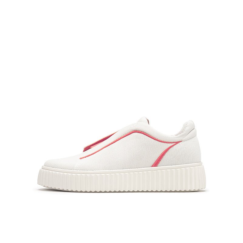 Thick Soled Height Boosting Tennis Sneakers - 0cm