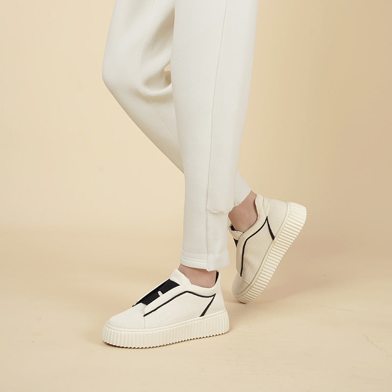 thick soled height boosting tennis sneakers all black 6