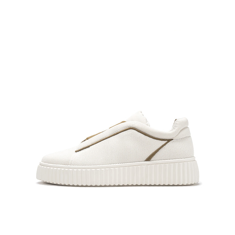 thick soled height boosting tennis sneakers all mocha 1