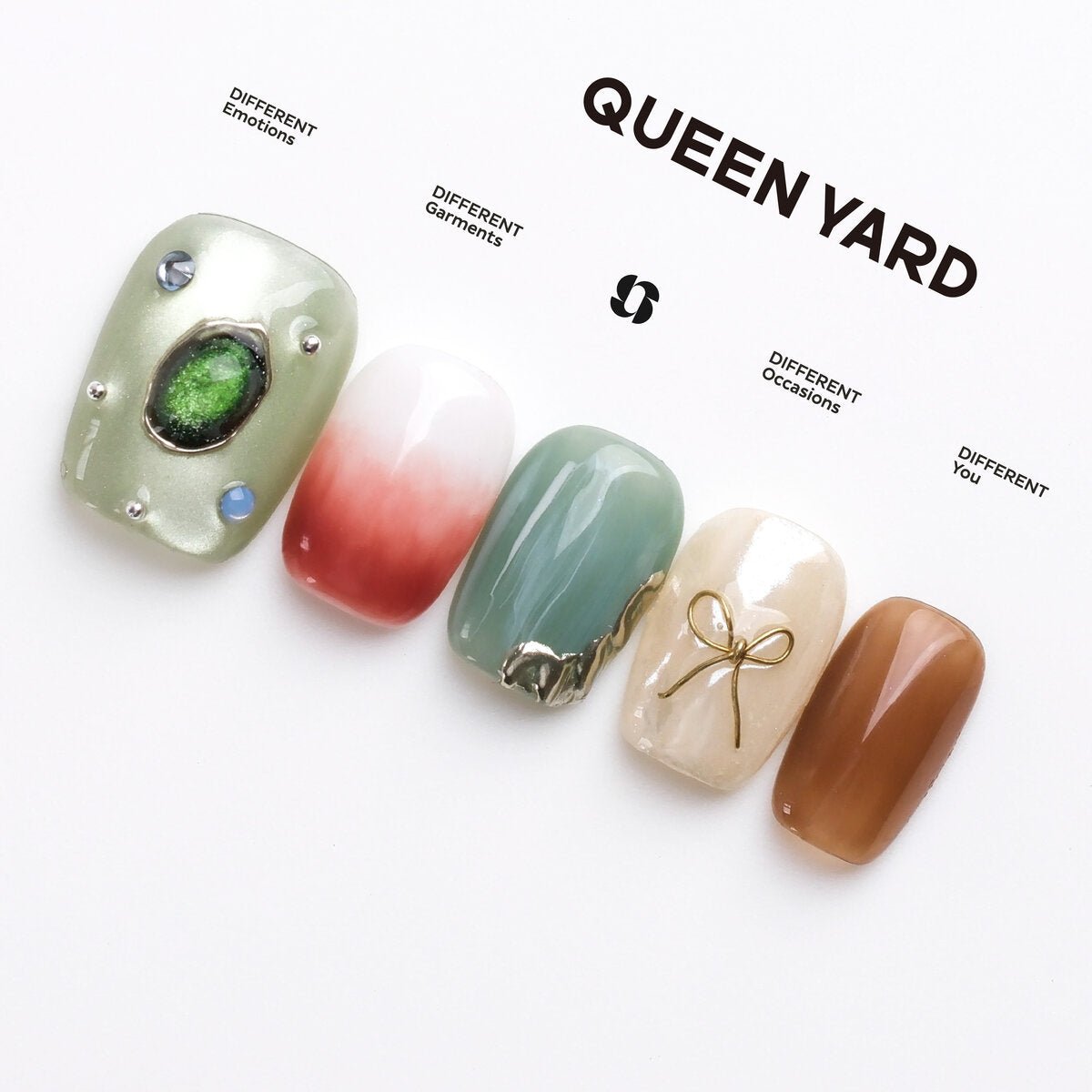Tide Whisper 3D Press-On Nails