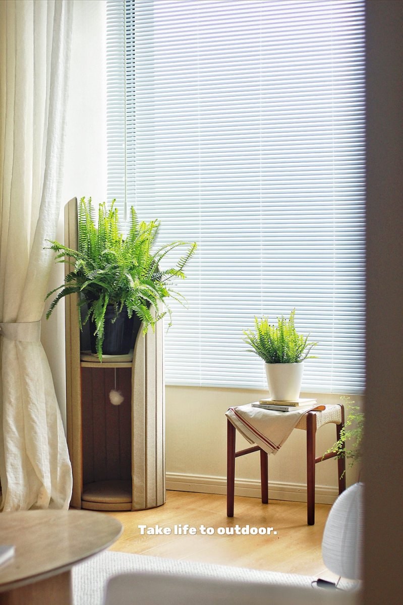 Time Tower Modern Cat Tree Condo – Space Saving Vertical Cat Tower