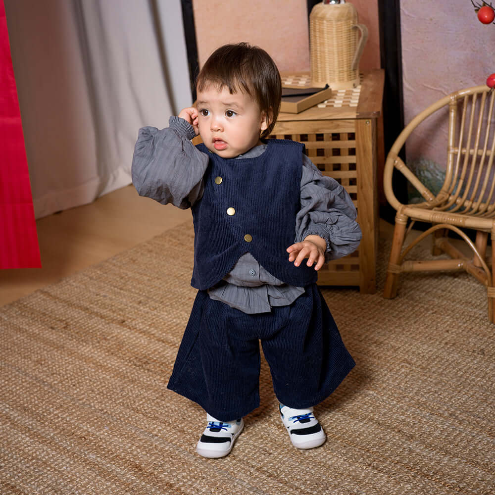 toddlers non slip breathable soft sole walking shoes all blue 6