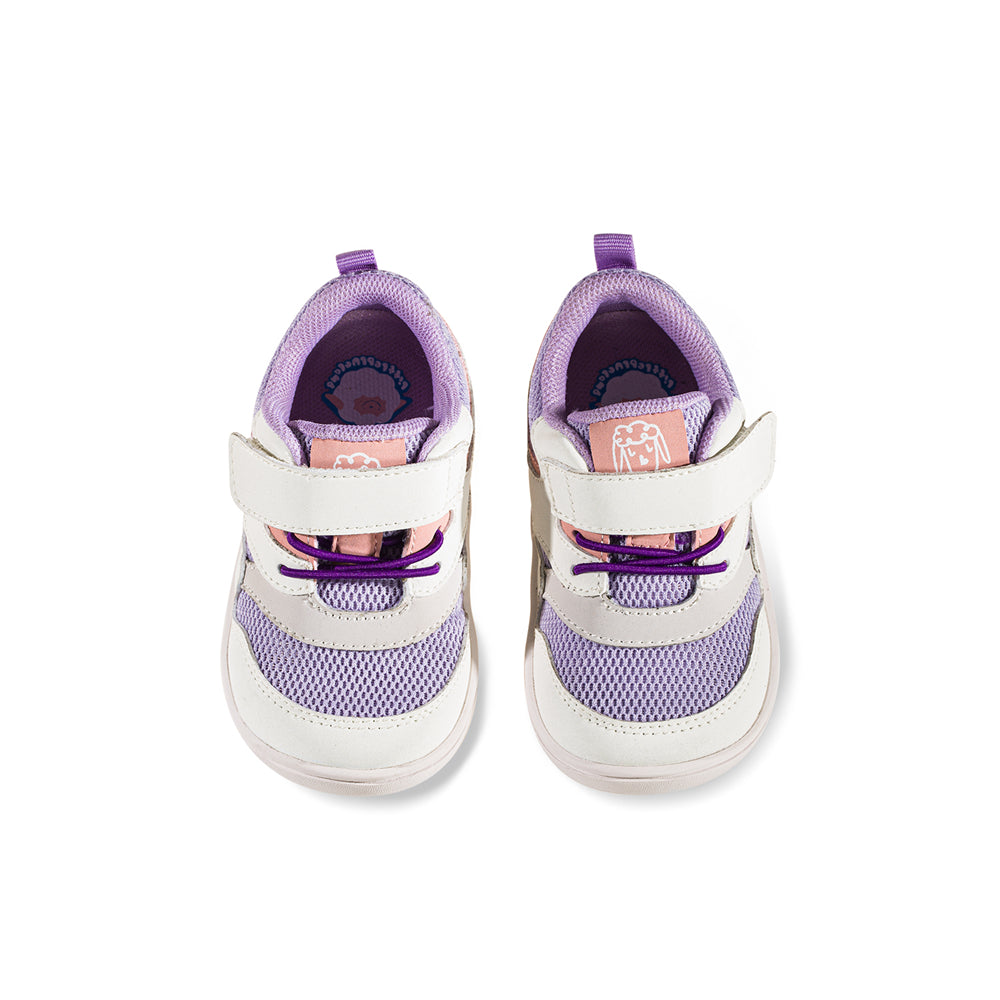 toddlers non slip breathable soft sole walking shoes all lavender 4