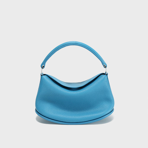 TOGO Leather Slouchy Pillow Bag – Soft Top-Handle Hobo with Dual Straps