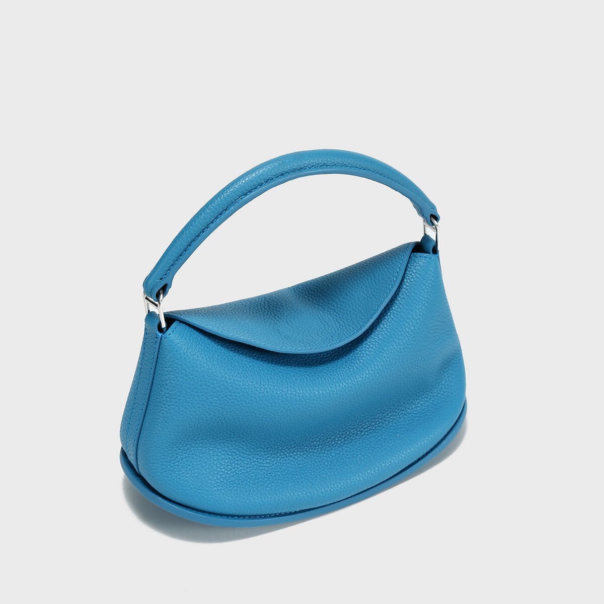 TOGO Leather Slouchy Pillow Bag – Soft Top-Handle Hobo with Dual Straps