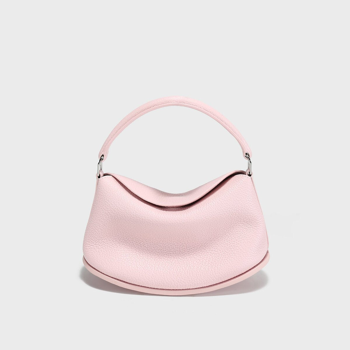 TOGO Leather Slouchy Pillow Bag – Soft Top-Handle Hobo with Dual Straps