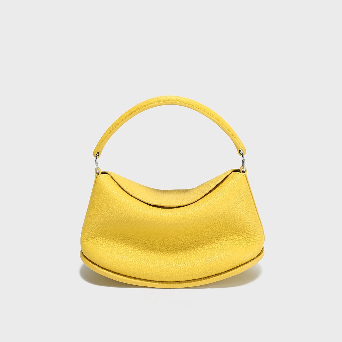 TOGO Leather Slouchy Pillow Bag – Soft Top-Handle Hobo with Dual Straps