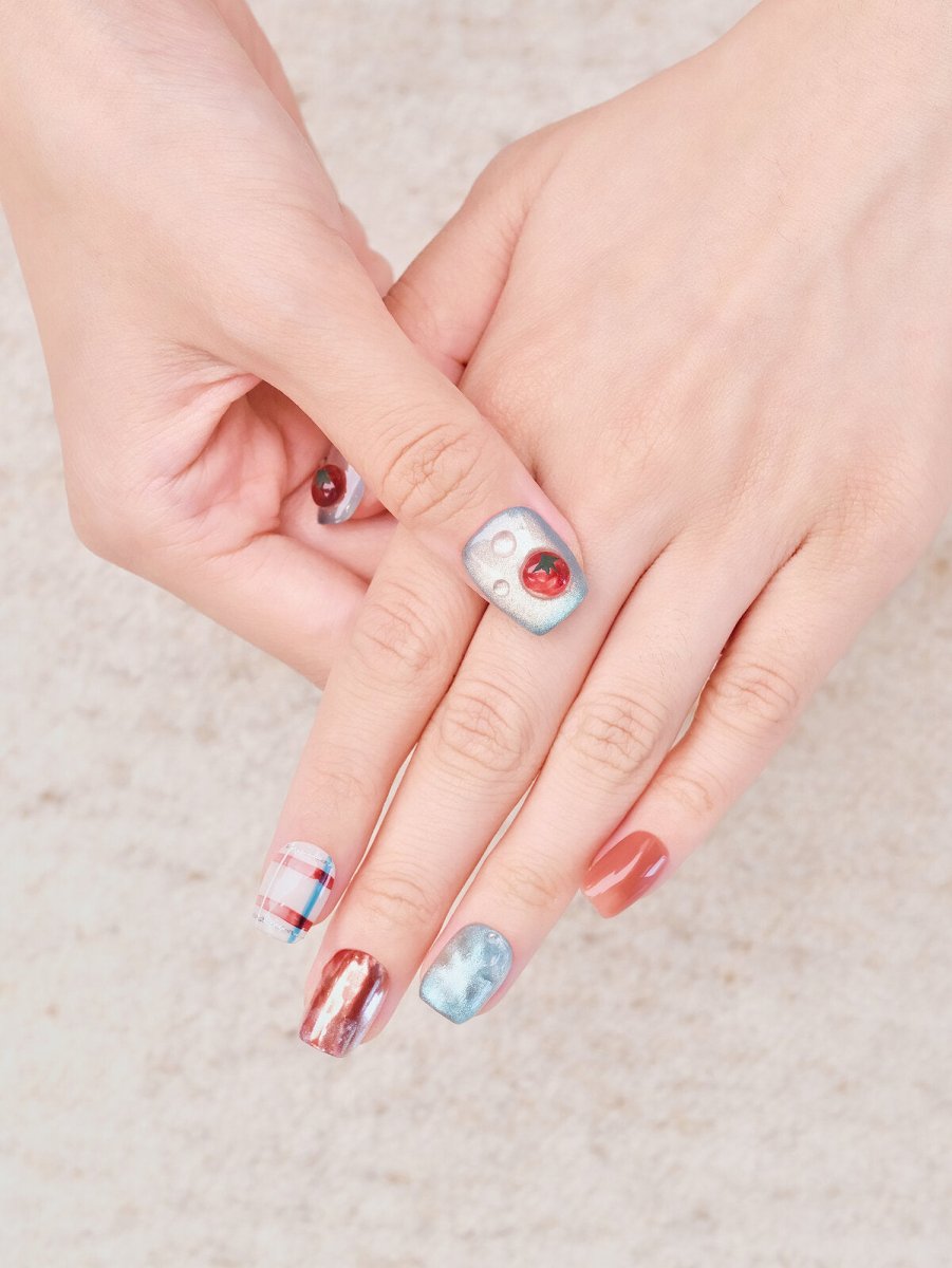 Tomato Girl 3D Press-On Nails