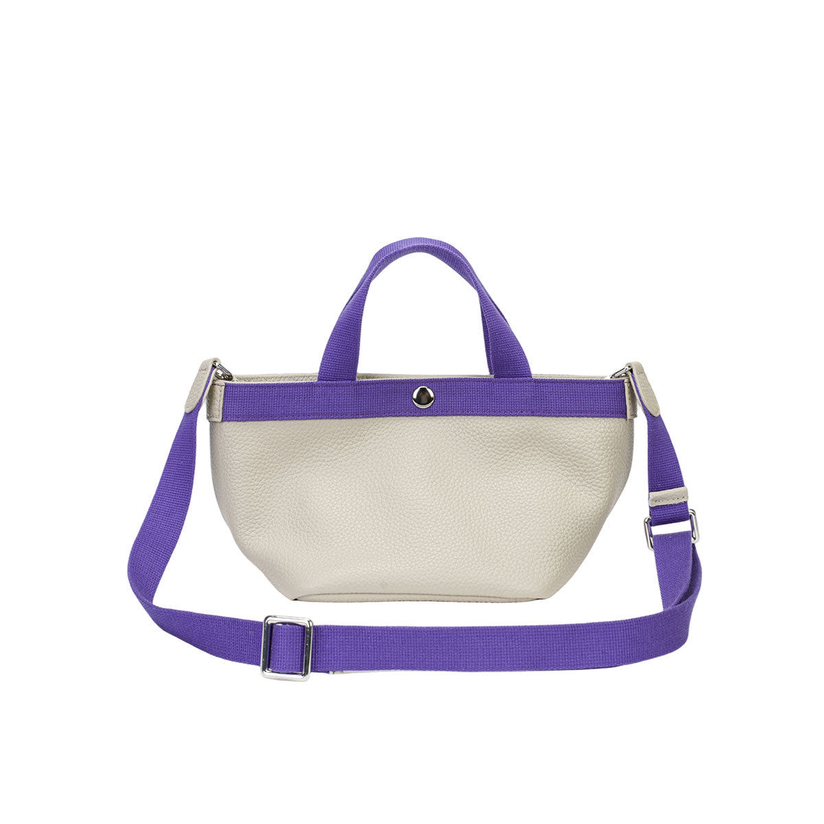 Toscara Pebbled Leather Mini Boat Tote