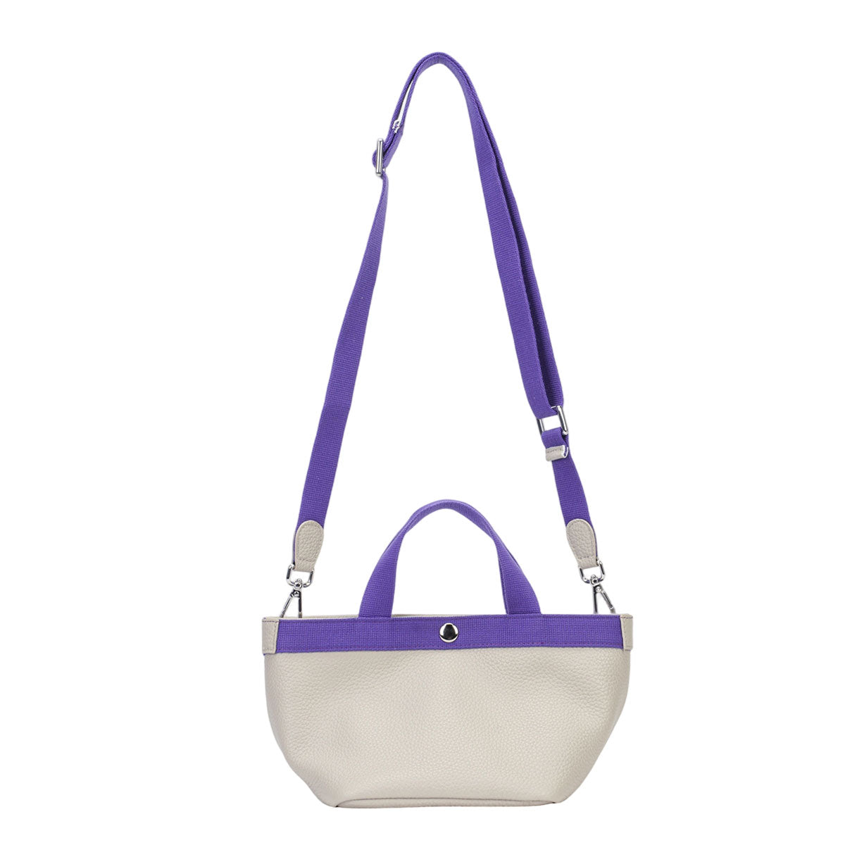 Toscara Pebbled Leather Mini Boat Tote