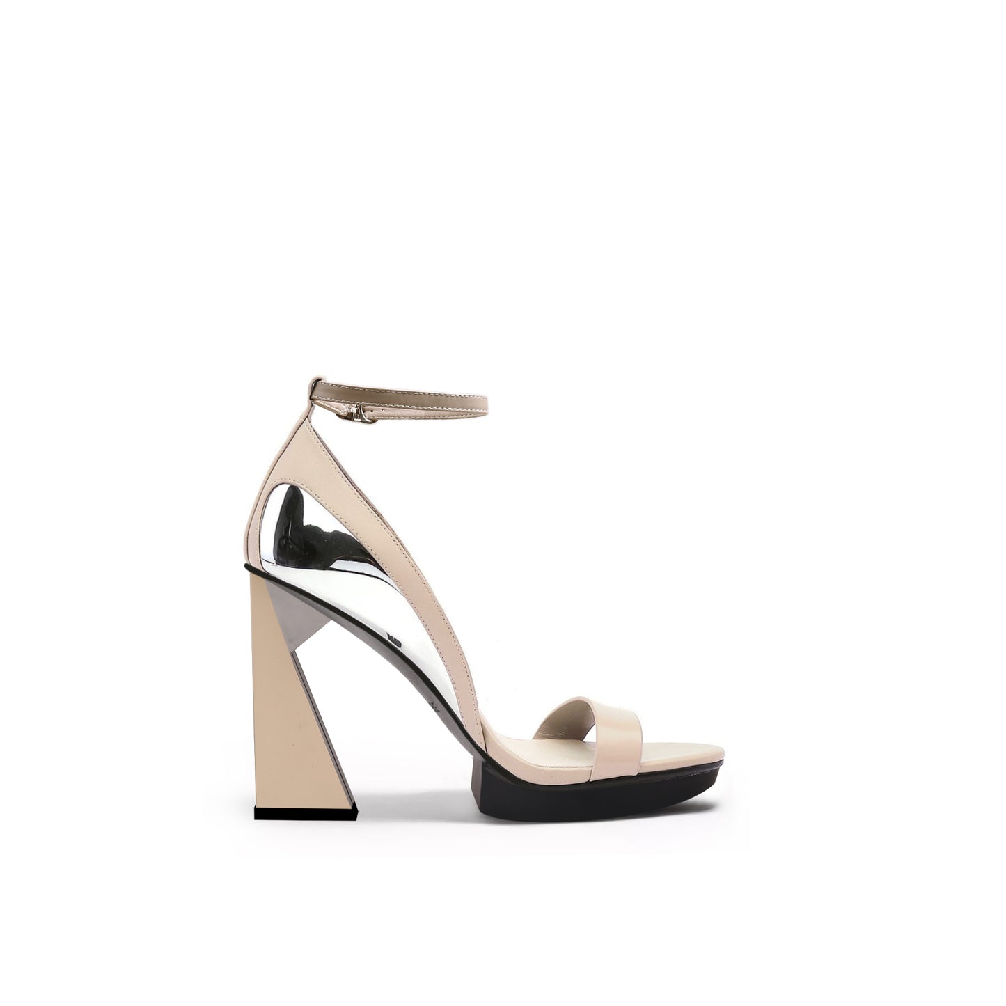 trapezoidal skyscraper heels all apricot 3