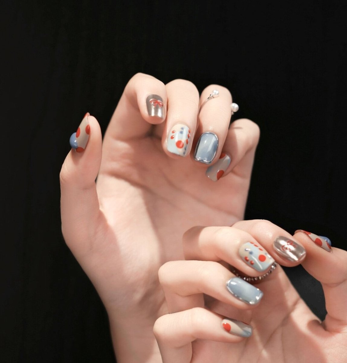 Travel Diary Macaron Dopamine Press-On Nails