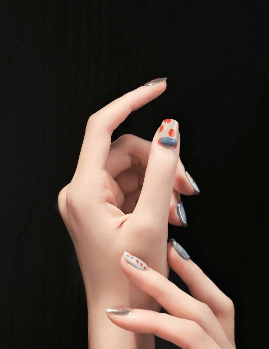 Travel Diary Macaron Dopamine Press-On Nails