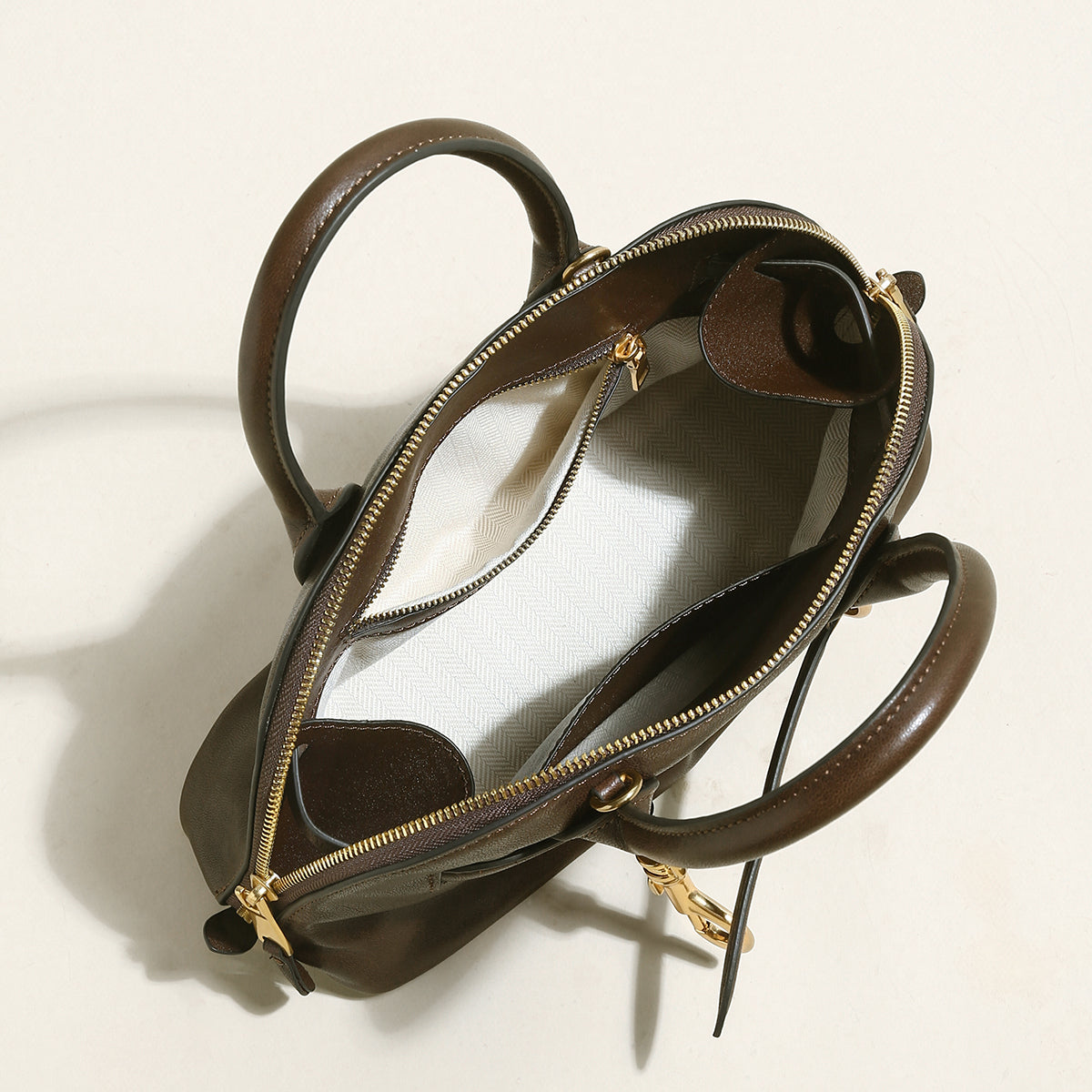 trendy berkeley top handle bag chocolate 4