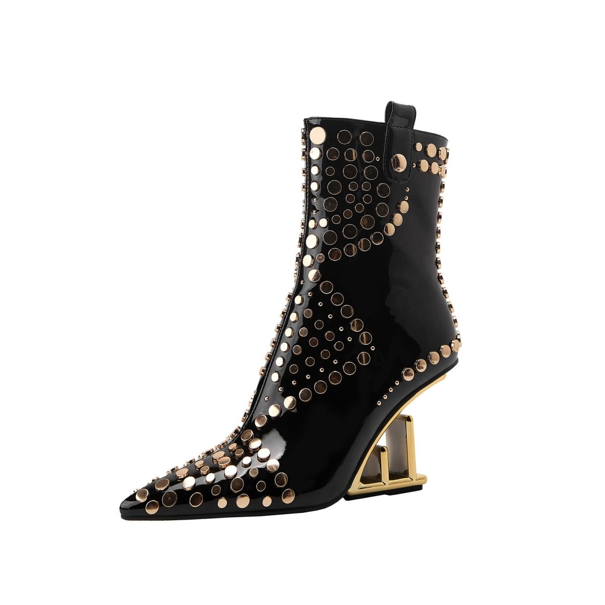 tribal - rivet - stonehenge - heel - pointed - toe - ankle - boots_all_black_3.jpg