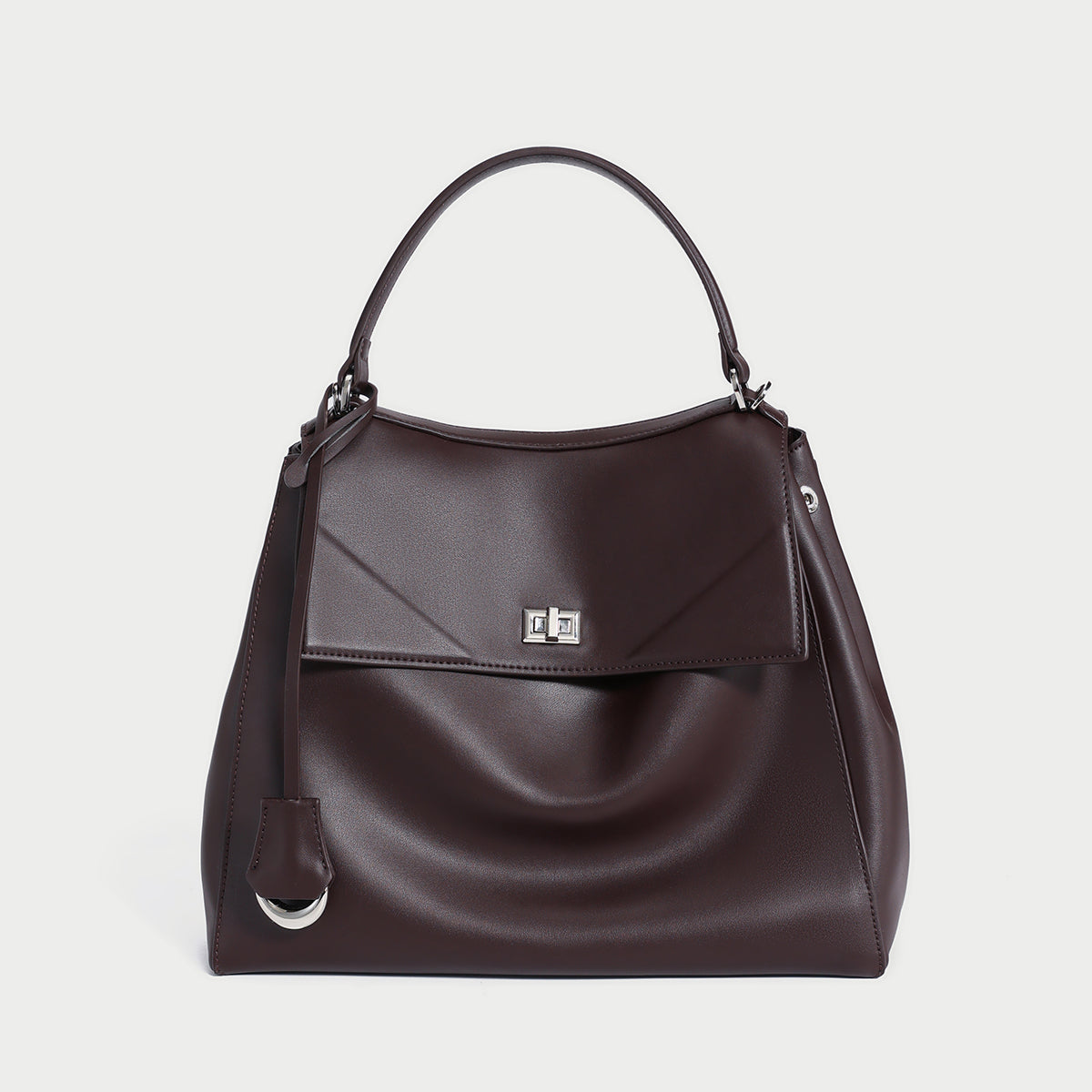 two way leather backpack maroon 1