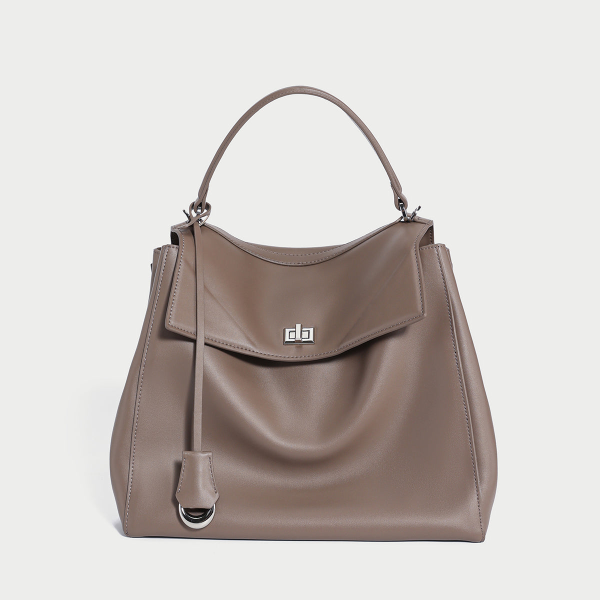 two way leather backpack mocha 1