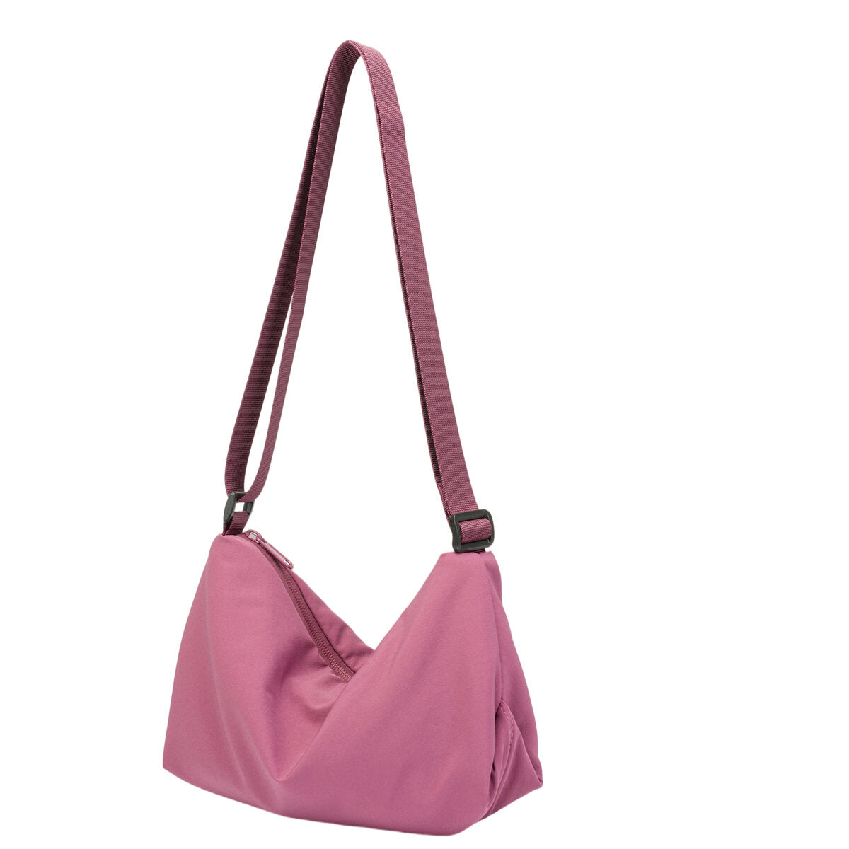 Ultra-Light Crescent Crossbody Bag – 135g Tencel Nylon Shoulder Hobo Bag