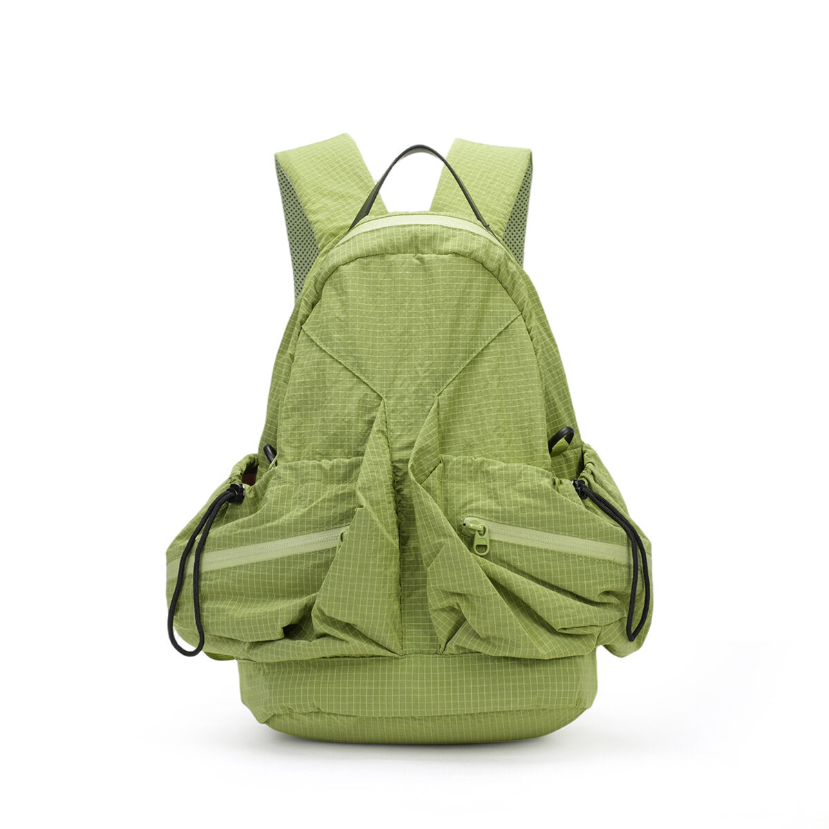 Ultra-Light Waffle Backpack – 230g Water-Resistant Daypack with Mesh Straps & Multi-Pocket Design
