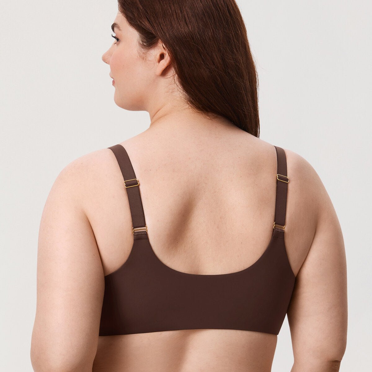 Ultra - Thin Confishape Front Closure Full Coverage Underwire Bra