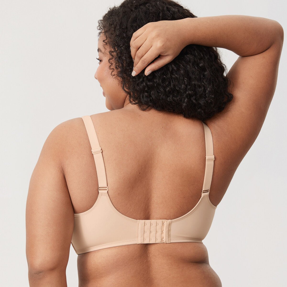 Ultra - Thin Confishape Full Coverage Plus Size Underwire Bra