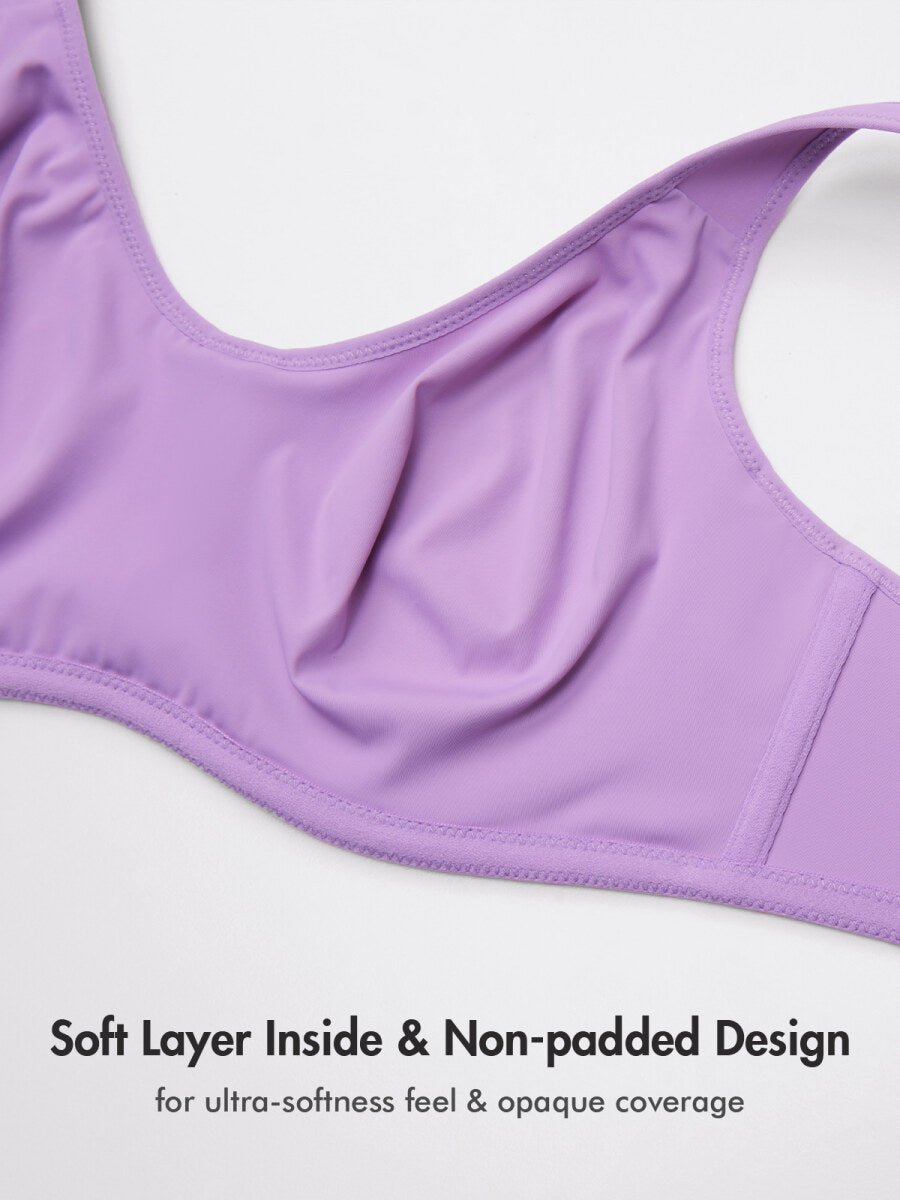 Ultra - Thin Confishape Full Coverage Plus Size Underwire Bra