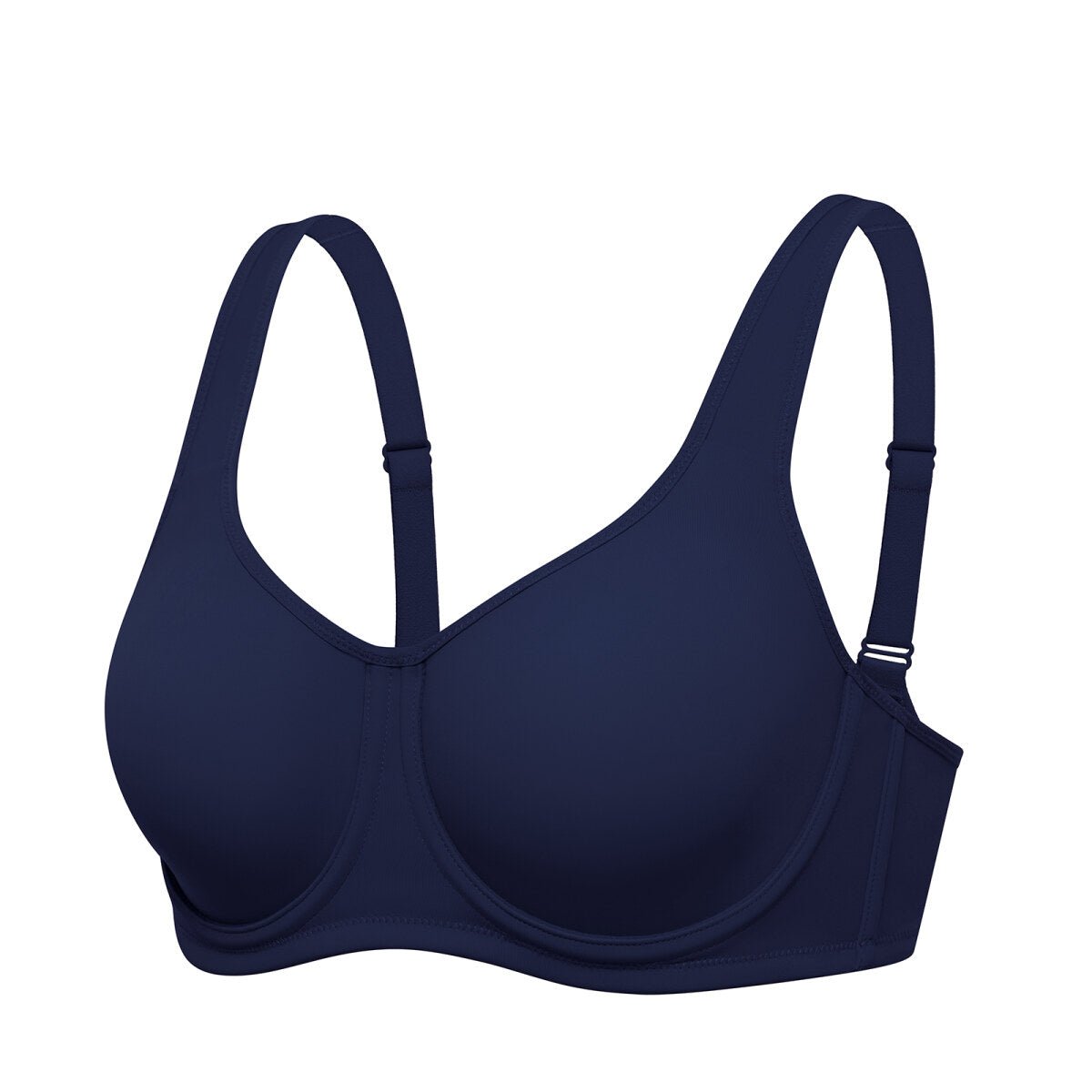 Ultra - Thin Confishape Full Coverage Plus Size Underwire Bra