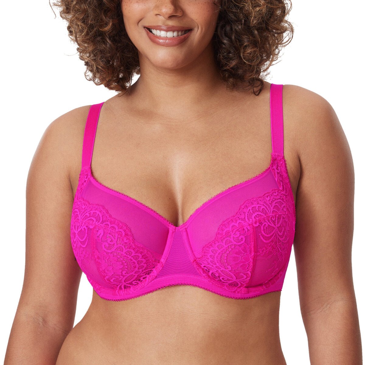 Ultra - Thin Lace Full Coverage Underwire Bra