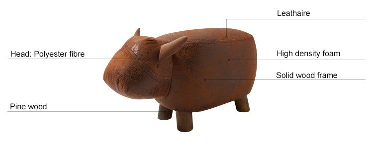 undefeatable bull kids brown stool all 7