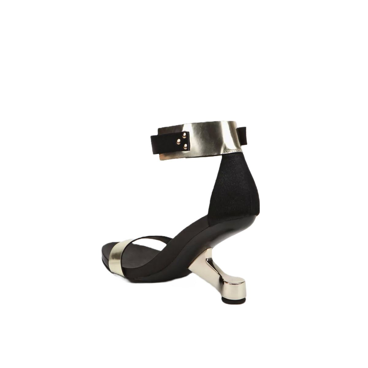 unico leather sandals all gold 3