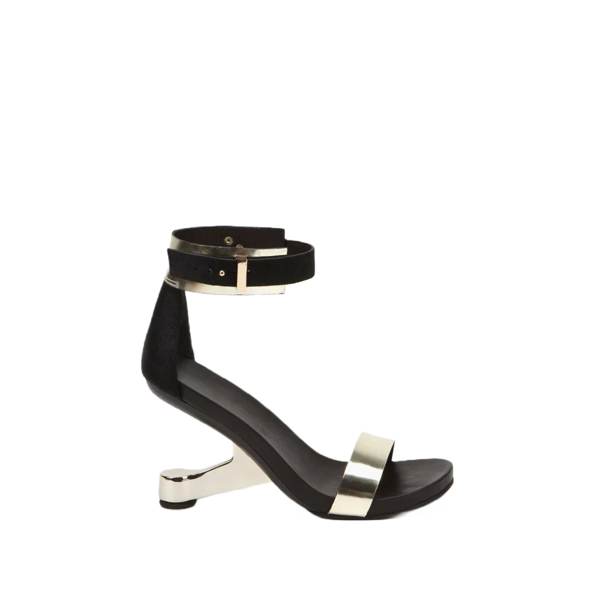 unico leather sandals all gold 4